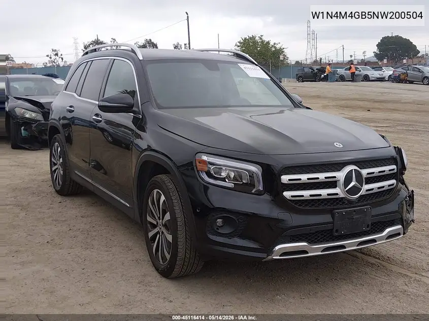 2022 Mercedes-Benz Glb 250 VIN: W1N4M4GB5NW200504 Lot: 45116414