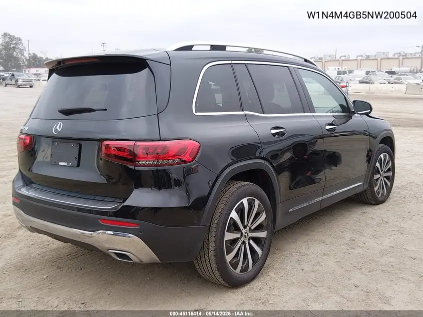2022 Mercedes-Benz Glb 250 VIN: W1N4M4GB5NW200504 Lot: 45116414