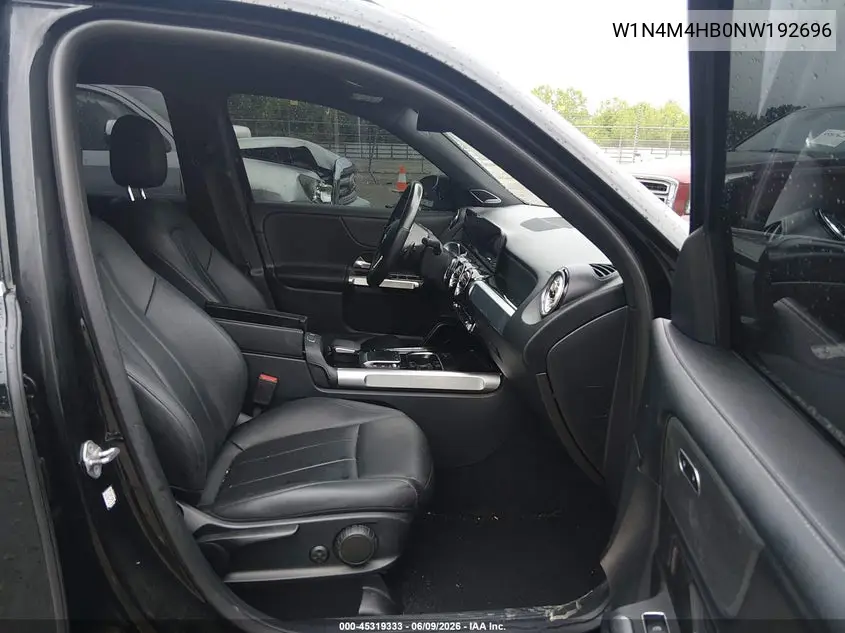 2022 Mercedes-Benz Glb 250 4Matic VIN: W1N4M4HB0NW192696 Lot: 45319333