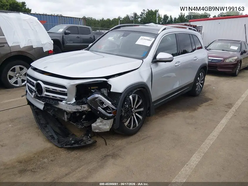 2022 Mercedes-Benz Glb 250 VIN: W1N4M4GB9NW199163 Lot: 45395081