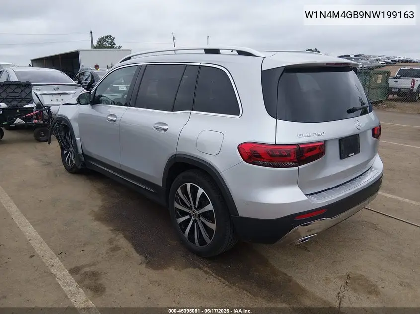 2022 Mercedes-Benz Glb 250 VIN: W1N4M4GB9NW199163 Lot: 45395081