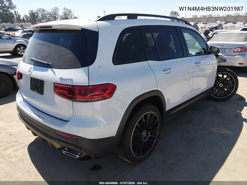 2022 Mercedes-Benz Glb 250 4Matic VIN: W1N4M4HB3NW201987 Lot: 45546960