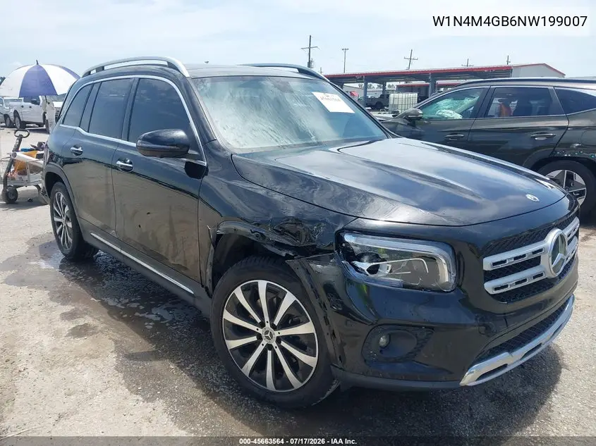 2022 Mercedes-Benz Glb 250 VIN: W1N4M4GB6NW199007 Lot: 45663564