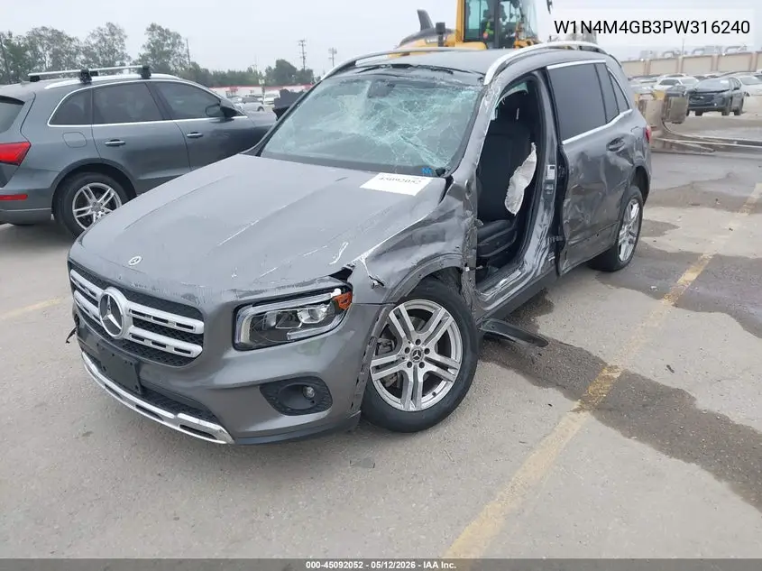 2023 Mercedes-Benz Glb 250 VIN: W1N4M4GB3PW316240 Lot: 45092052