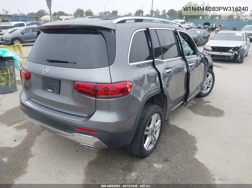 2023 Mercedes-Benz Glb 250 VIN: W1N4M4GB3PW316240 Lot: 45092052