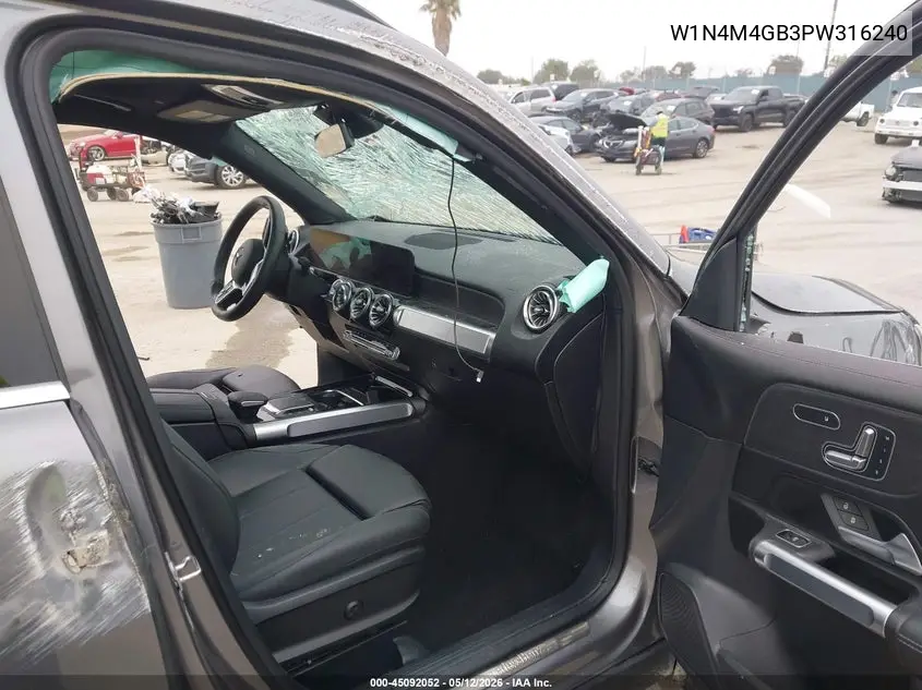 2023 Mercedes-Benz Glb 250 VIN: W1N4M4GB3PW316240 Lot: 45092052