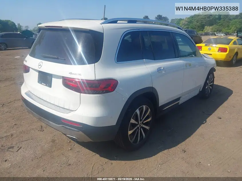 2023 Mercedes-Benz Glb 250 4Matic VIN: W1N4M4HB0PW335388 Lot: 45118571