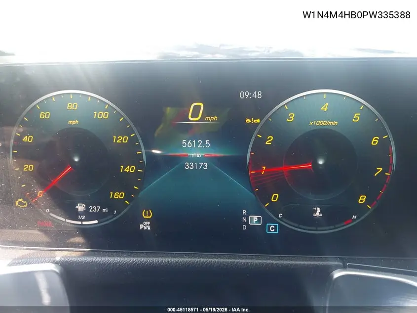 2023 Mercedes-Benz Glb 250 4Matic VIN: W1N4M4HB0PW335388 Lot: 45118571