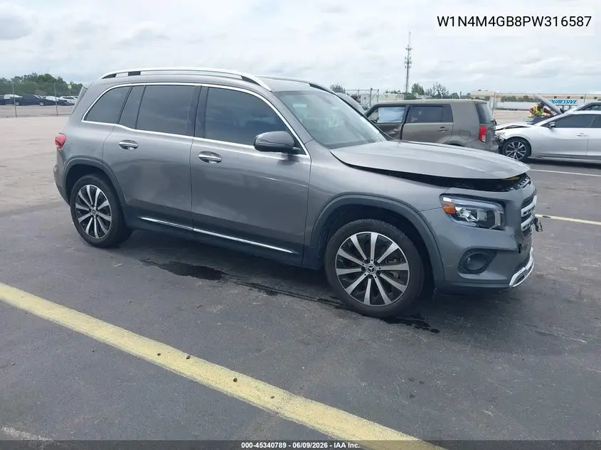 2023 Mercedes-Benz Glb 250 VIN: W1N4M4GB8PW316587 Lot: 45340789