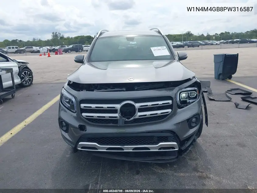 2023 Mercedes-Benz Glb 250 VIN: W1N4M4GB8PW316587 Lot: 45340789