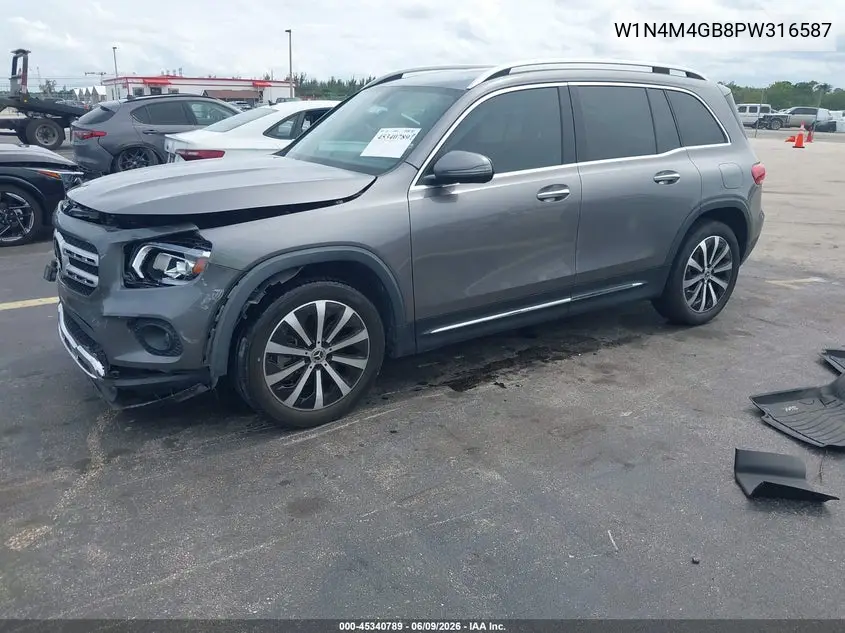 2023 Mercedes-Benz Glb 250 VIN: W1N4M4GB8PW316587 Lot: 45340789