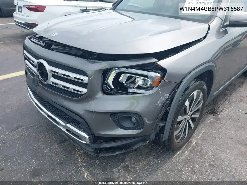 2023 Mercedes-Benz Glb 250 VIN: W1N4M4GB8PW316587 Lot: 45340789