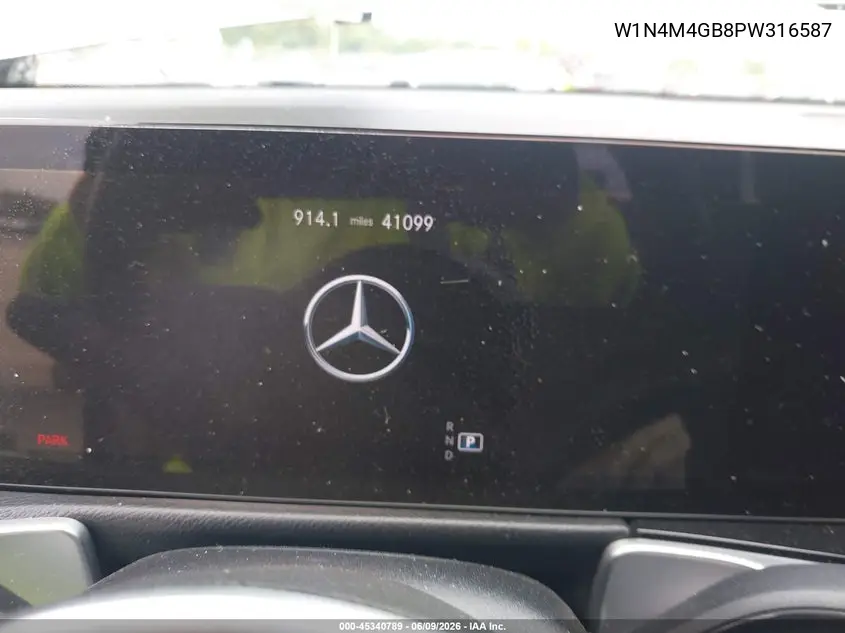 2023 Mercedes-Benz Glb 250 VIN: W1N4M4GB8PW316587 Lot: 45340789