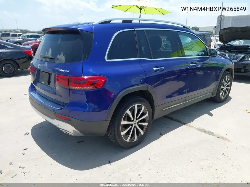 2023 Mercedes-Benz Glb 250 4Matic VIN: W1N4M4HBXPW265849 Lot: 45442456