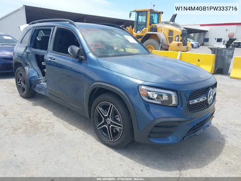2023 Mercedes-Benz Glb 250 VIN: W1N4M4GB1PW333716 Lot: 45540905
