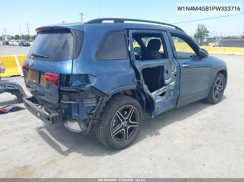 2023 Mercedes-Benz Glb 250 VIN: W1N4M4GB1PW333716 Lot: 45540905