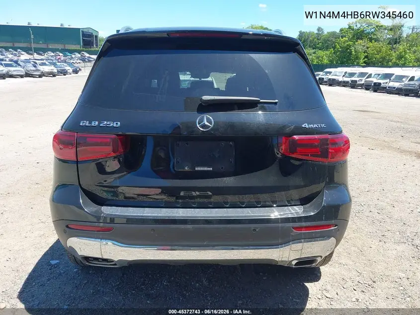 2024 Mercedes-Benz Glb 250 4Matic VIN: W1N4M4HB6RW345460 Lot: 45372743