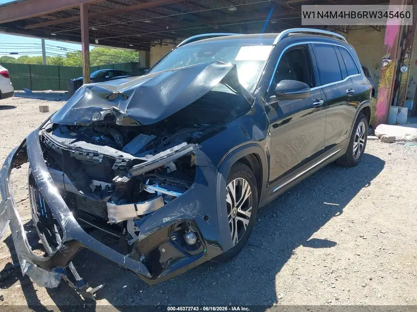 2024 Mercedes-Benz Glb 250 4Matic VIN: W1N4M4HB6RW345460 Lot: 45372743