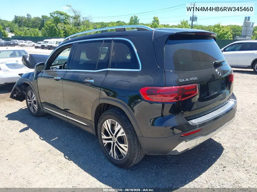 2024 Mercedes-Benz Glb 250 4Matic VIN: W1N4M4HB6RW345460 Lot: 45372743