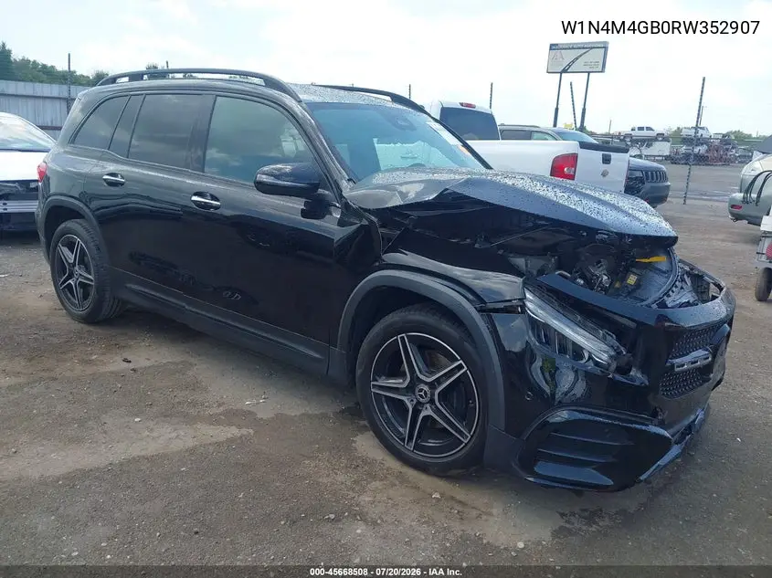 2024 Mercedes-Benz Glb 250 VIN: W1N4M4GB0RW352907 Lot: 45668508