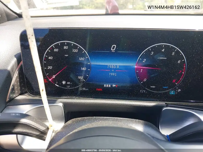 2025 Mercedes-Benz Glb 250 4Matic VIN: W1N4M4HB1SW426162 Lot: 45003786
