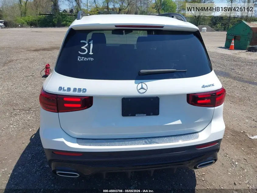 2025 Mercedes-Benz Glb 250 4Matic VIN: W1N4M4HB1SW426162 Lot: 45003786
