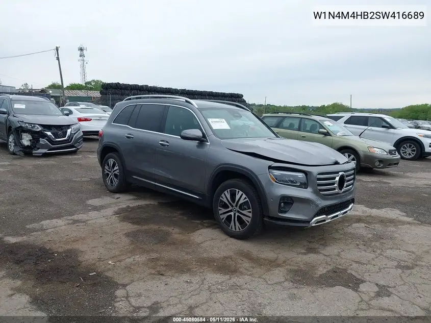 2025 Mercedes-Benz Glb 250 4Matic VIN: W1N4M4HB2SW416689 Lot: 45080584