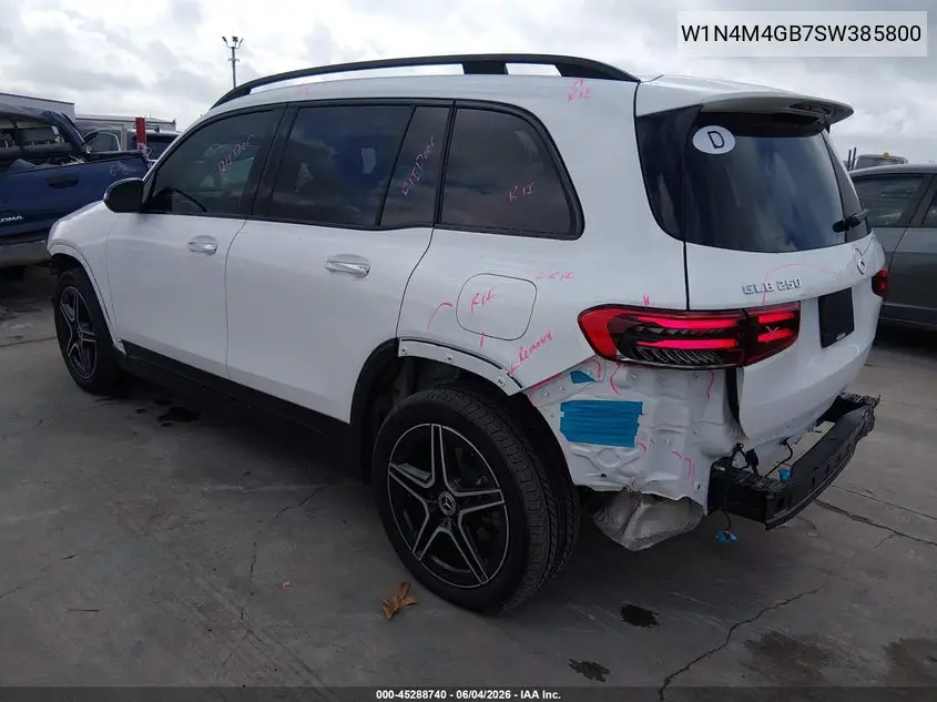 2025 Mercedes-Benz Glb 250 VIN: W1N4M4GB7SW385800 Lot: 45288740