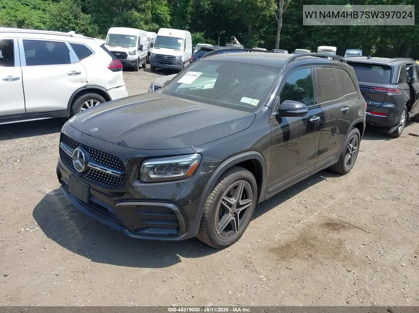 2025 Mercedes-Benz Glb 250 4Matic VIN: W1N4M4HB7SW397024 Lot: 45319000