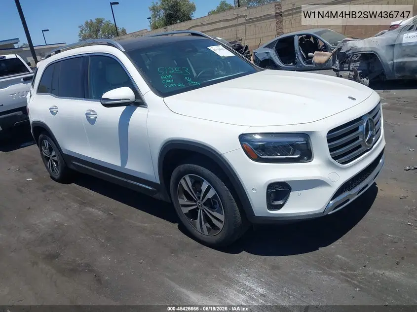 2025 Mercedes-Benz Glb 250 4Matic VIN: W1N4M4HB2SW436747 Lot: 45426666