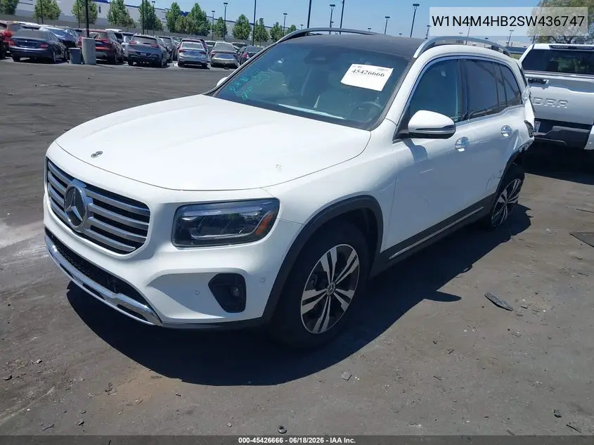 2025 Mercedes-Benz Glb 250 4Matic VIN: W1N4M4HB2SW436747 Lot: 45426666