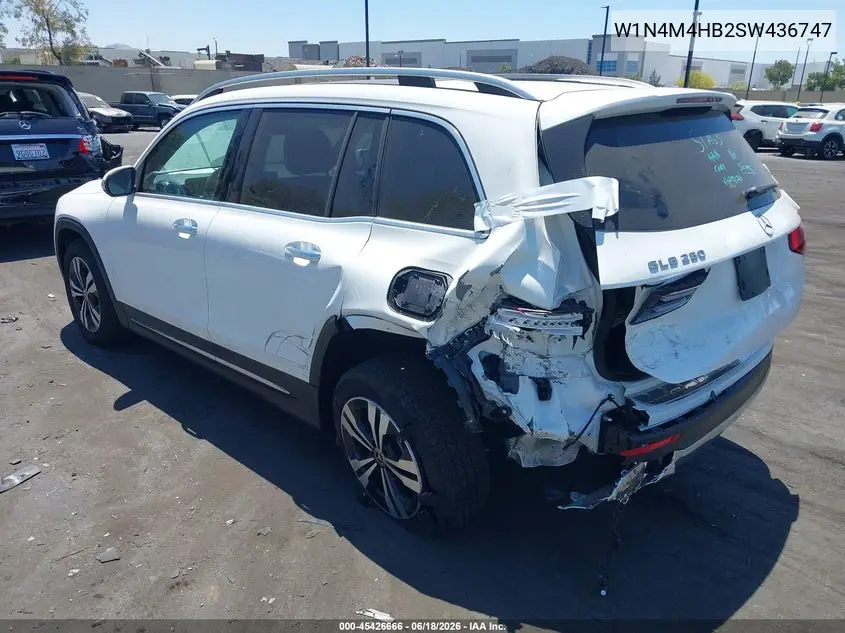 2025 Mercedes-Benz Glb 250 4Matic VIN: W1N4M4HB2SW436747 Lot: 45426666