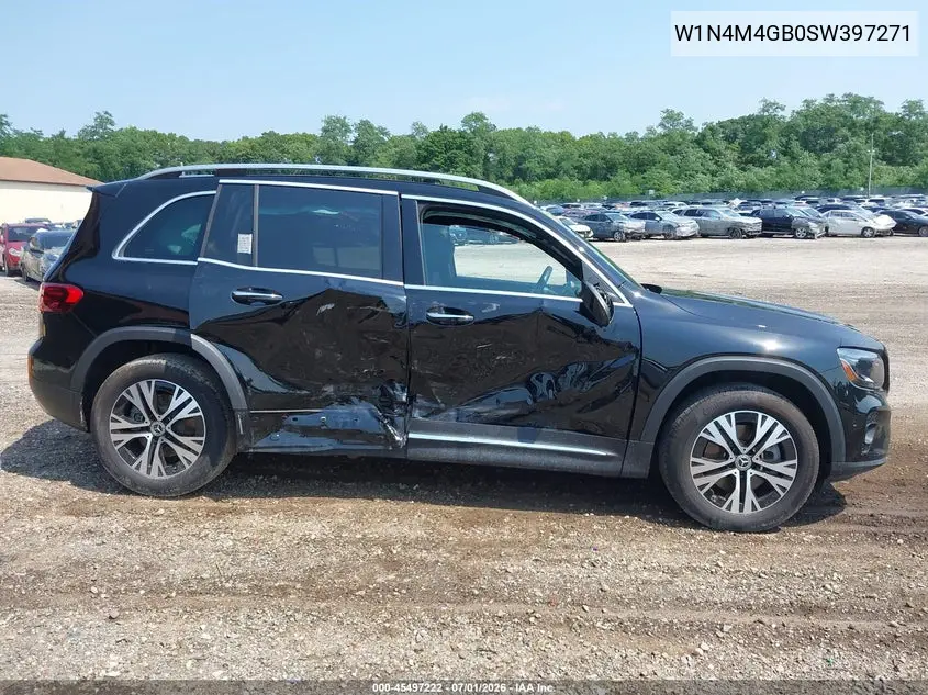 2025 Mercedes-Benz Glb 250 VIN: W1N4M4GB0SW397271 Lot: 45497222