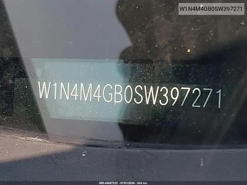 2025 Mercedes-Benz Glb 250 VIN: W1N4M4GB0SW397271 Lot: 45497222