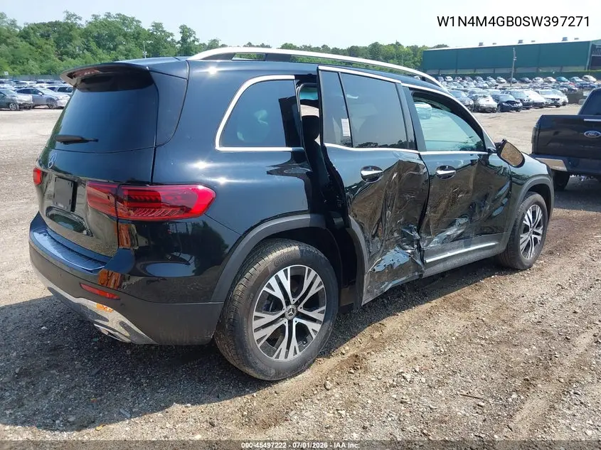 2025 Mercedes-Benz Glb 250 VIN: W1N4M4GB0SW397271 Lot: 45497222