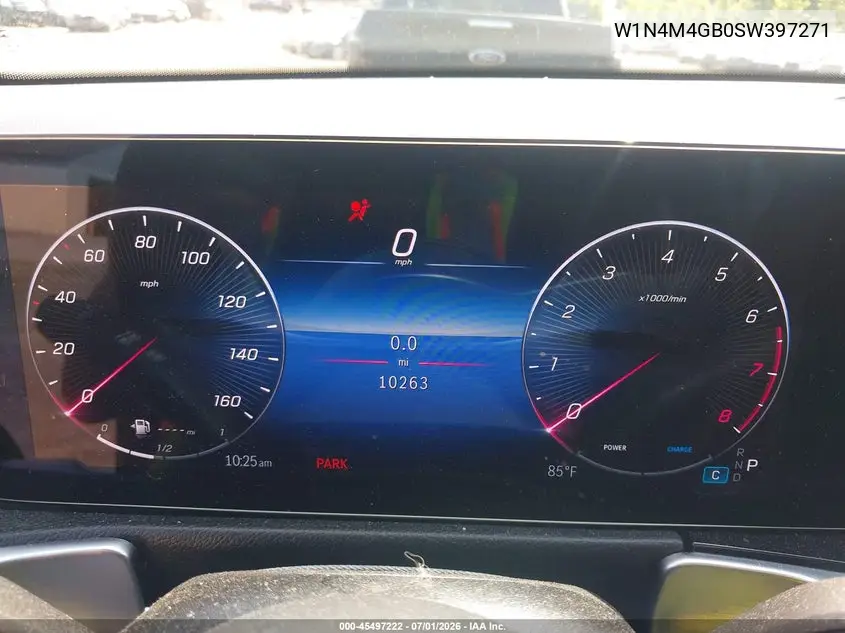 2025 Mercedes-Benz Glb 250 VIN: W1N4M4GB0SW397271 Lot: 45497222