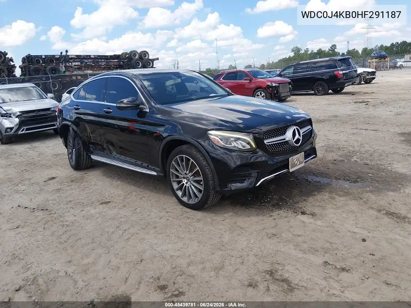2017 Mercedes-Benz Glc 300 Coupe 4Matic VIN: WDC0J4KB0HF281187 Lot: 45439781
