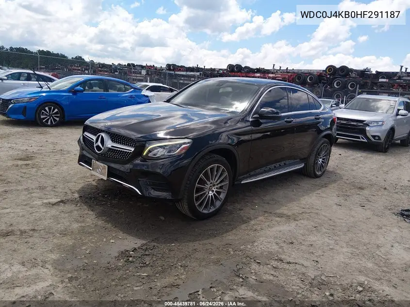 2017 Mercedes-Benz Glc 300 Coupe 4Matic VIN: WDC0J4KB0HF281187 Lot: 45439781