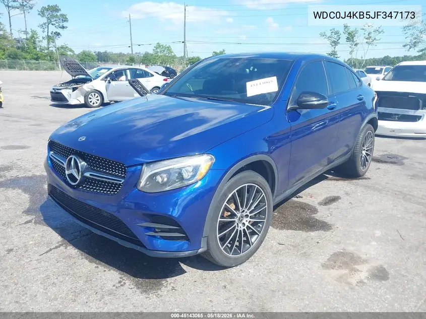 2018 Mercedes-Benz Glc 300 Coupe 4Matic VIN: WDC0J4KB5JF347173 Lot: 45143065
