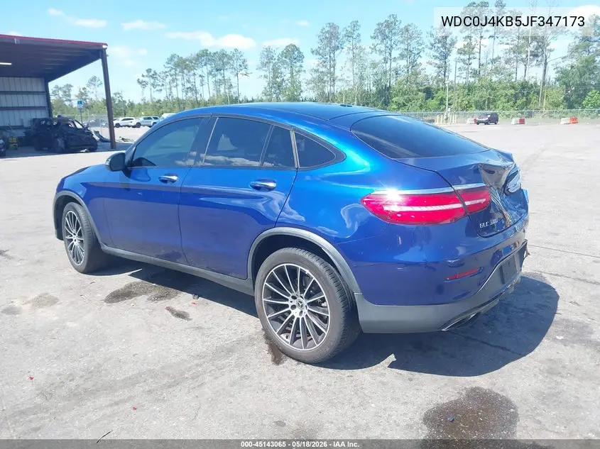 2018 Mercedes-Benz Glc 300 Coupe 4Matic VIN: WDC0J4KB5JF347173 Lot: 45143065
