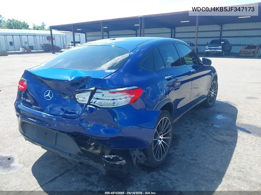 2018 Mercedes-Benz Glc 300 Coupe 4Matic VIN: WDC0J4KB5JF347173 Lot: 45143065