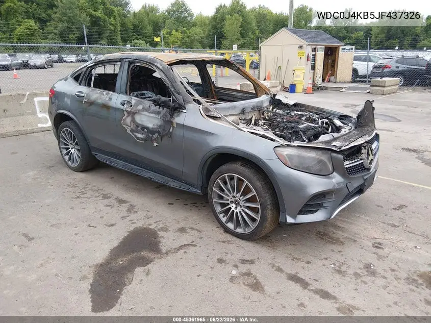 2018 Mercedes-Benz Glc 300 Coupe 4Matic VIN: WDC0J4KB5JF437326 Lot: 45361965
