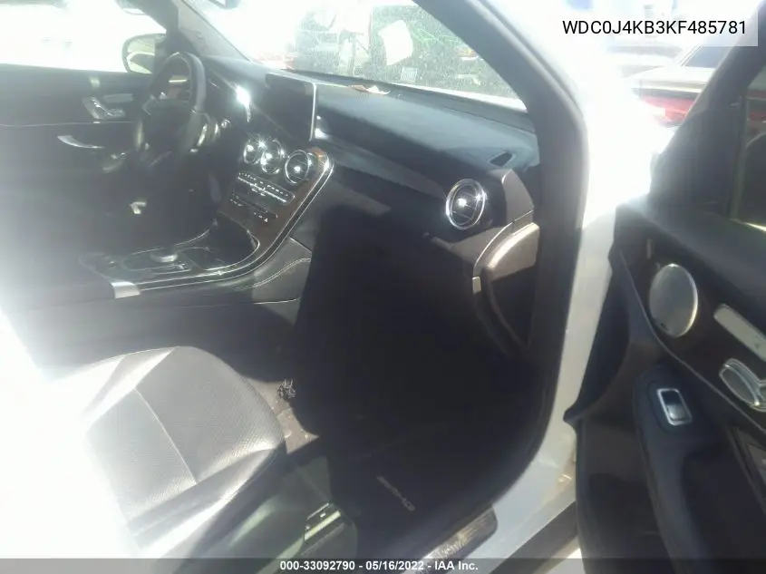 2019 Mercedes-Benz Glc 300 Coupe 4Matic VIN: WDC0J4KB3KF485781 Lot: 33092790