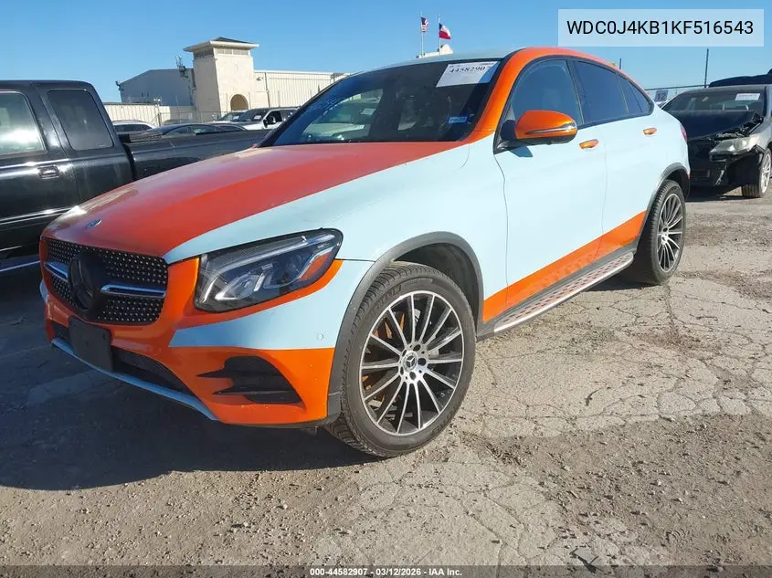 2019 Mercedes-Benz Glc 300 Coupe 4Matic VIN: WDC0J4KB1KF516543 Lot: 44582907