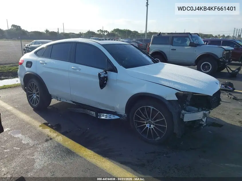 2019 Mercedes-Benz Glc 300 Coupe 4Matic VIN: WDC0J4KB4KF661401 Lot: 44744538