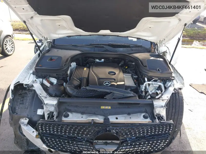 2019 Mercedes-Benz Glc 300 Coupe 4Matic VIN: WDC0J4KB4KF661401 Lot: 44744538