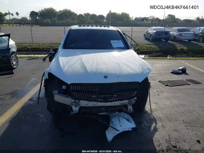 2019 Mercedes-Benz Glc 300 Coupe 4Matic VIN: WDC0J4KB4KF661401 Lot: 44744538