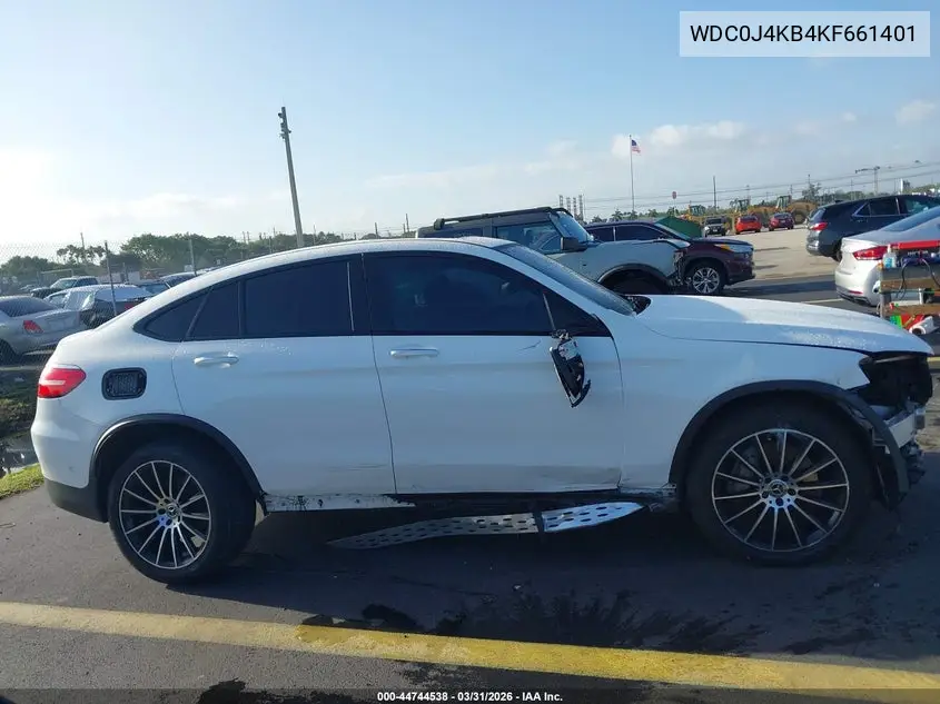 2019 Mercedes-Benz Glc 300 Coupe 4Matic VIN: WDC0J4KB4KF661401 Lot: 44744538
