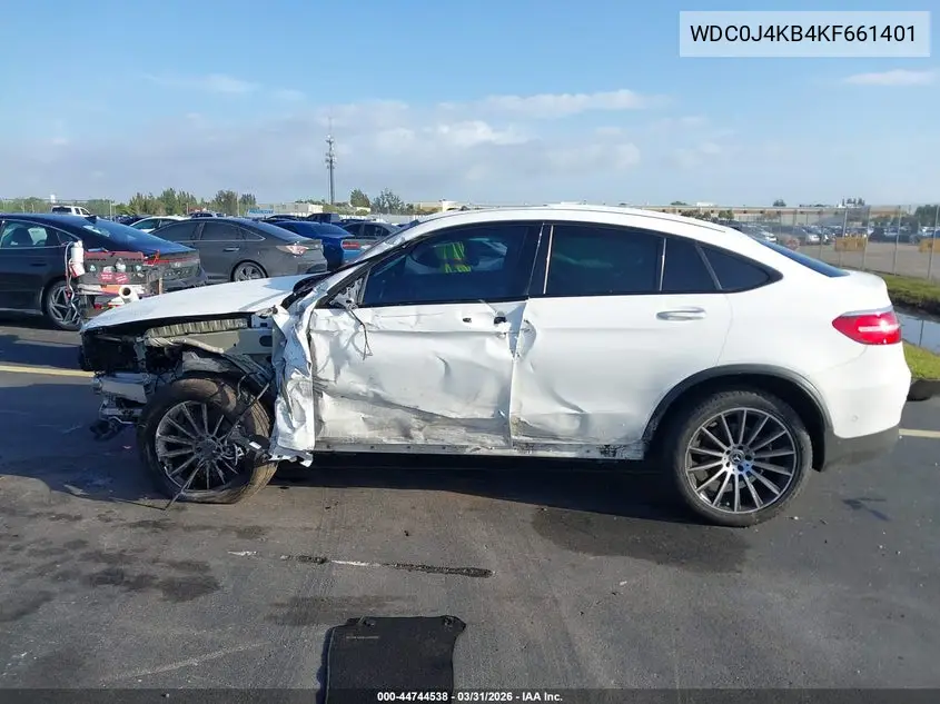 2019 Mercedes-Benz Glc 300 Coupe 4Matic VIN: WDC0J4KB4KF661401 Lot: 44744538