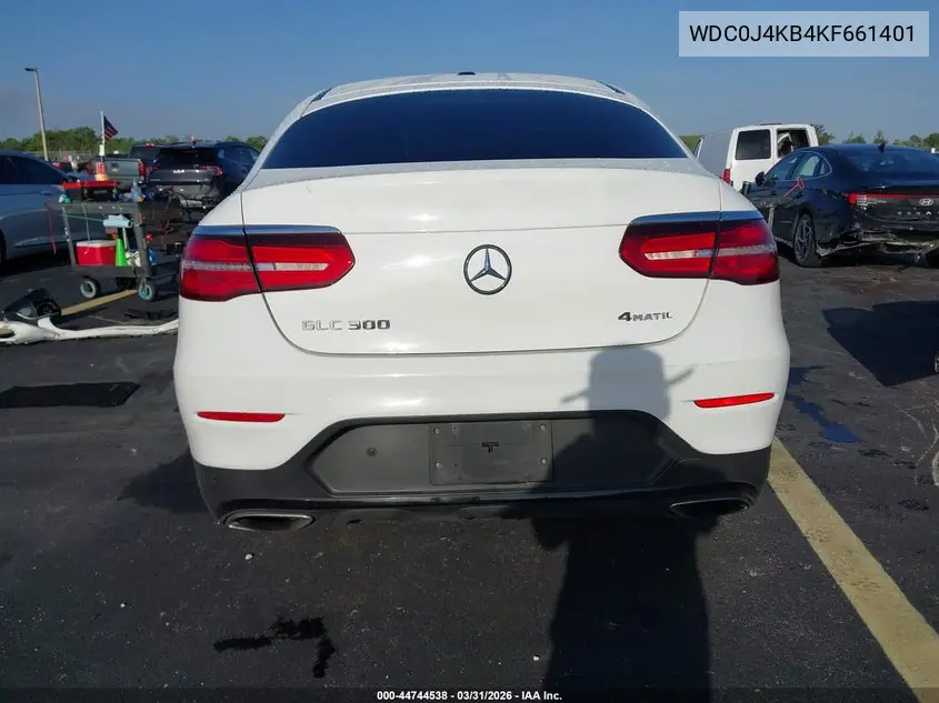 2019 Mercedes-Benz Glc 300 Coupe 4Matic VIN: WDC0J4KB4KF661401 Lot: 44744538